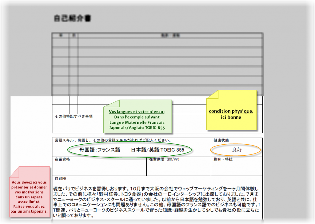 cv japonais classique - 2pageup